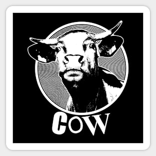 Punk Rock Cow Sticker